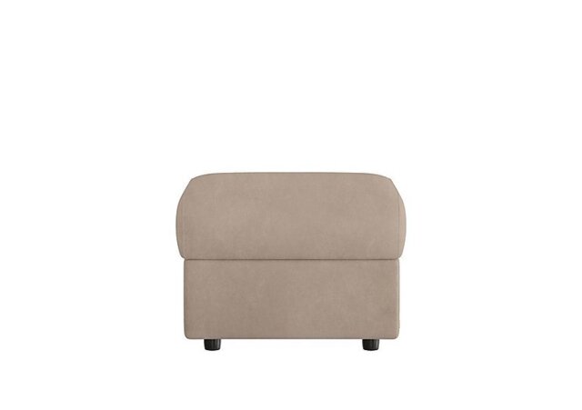 Nicoletti - Vito Fabric Storage Footstool - Flambe Visone