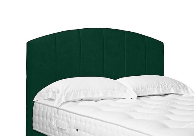 Artisan Collection Bow Standard Floor Standing Headboard - Super King - Plush Emerald