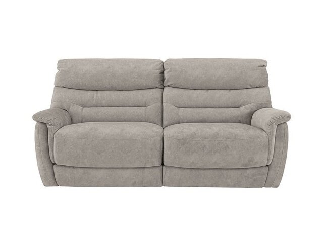 Chicago 3 Seater Fabric Power Recliner Sofa - Grey