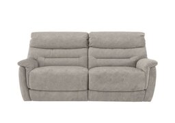 Chicago 3 Seater Fabric Power Recliner Sofa - Grey
