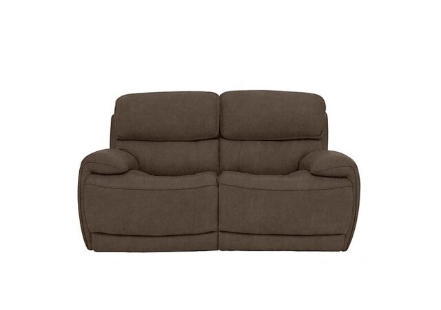 Rocco 2 Seater Fabric Power Rocker Sofa with Headrests - Dark Grey