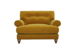 The Lounge Co. - Bronwyn Fabric Classic Back Snuggler - Golden Spice