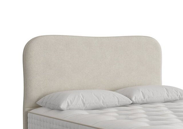 Vispring - Lennox Floor Standing Headboard - King Size - Faux Suede Champagne