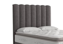 Vispring - Highclere Floor Standing Headboard - Small Double - Marble Moleskin