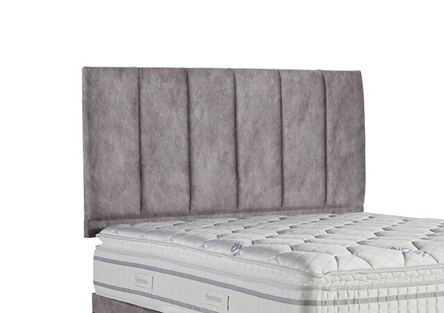 Sleepeezee - Spire Strutted Headboard - King Size - Dapple Silver