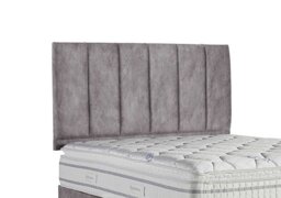 Sleepeezee - Spire Strutted Headboard - King Size - Dapple Silver