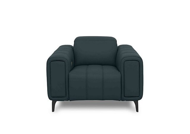 Elphaba Leather Recliner Chair with Power Recliner with Storage Arms