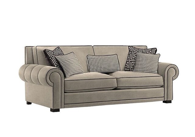 Duresta - Ambassador Large 3 Seater Classic Back Sofa - Sofas and Armchairs - In Time for Christmas