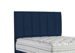 Sleepeezee - Spire Floor Standing Headboard - King Size - Plush Navy