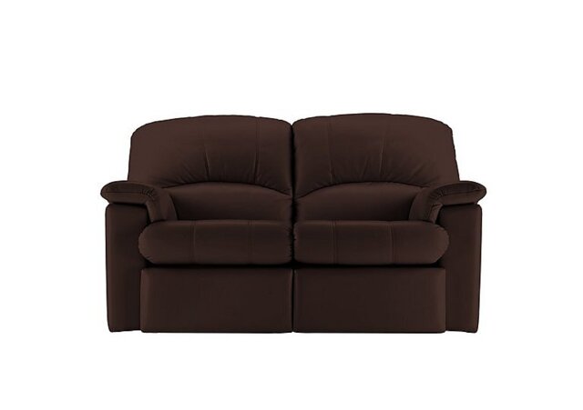 G Plan - Chloe 2 Seater Leather Manual Recliner Sofa - Capri Oak