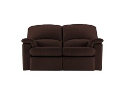 G Plan - Chloe 2 Seater Leather Manual Recliner Sofa - Capri Oak