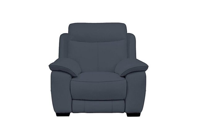 World of Leather - Starlight Express NC Leather Power Recliner Armchair - NC Ocean Blue
