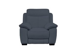 World of Leather - Starlight Express NC Leather Power Recliner Armchair - NC Ocean Blue