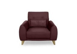 World of Leather - Malmo NC Leather Chair - NC Deep Red