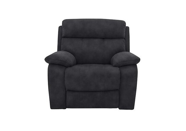Moreno Fabric Armchair with Power Recliner - Charcoal