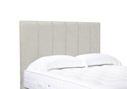 Artisan Collection Rhodes High Floor Standing Headboard - Small Double - Plush Ecru