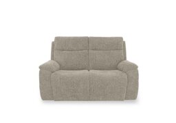 Aero Fabric 2 Seater Power Recliner Sofa with Power Headrests and Heated Seats - Hopsack Linen