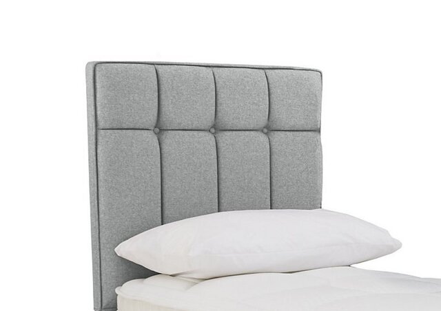 Sleepeezee - Beam Floor Standing Headboard - Single - Weave Taupe