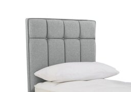 Sleepeezee - Beam Floor Standing Headboard - Single - Weave Taupe