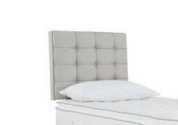 Sleepeezee - Bowmore Strutted Headboard - Single - Tweed Stone