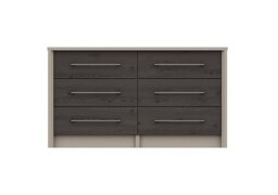 London Bedrooms - Paddington 6 Drawer Wide Chest - Anthracite
