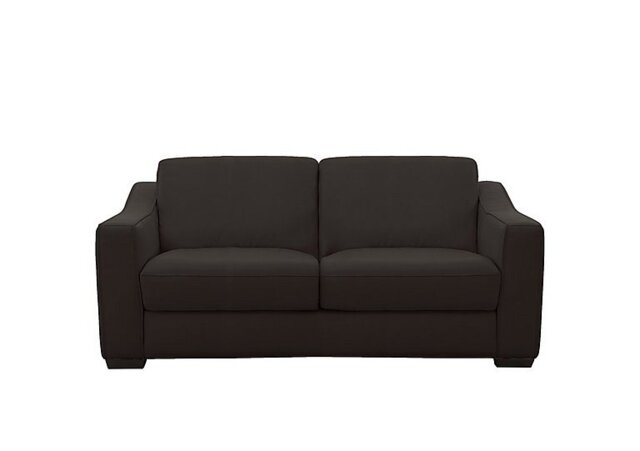 World of Leather - Optimus 2 Seater Leather Sofa - Dark Chocolate