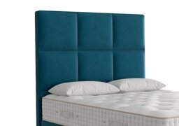 Vispring - Atlas Floor Standing Headboard - Super King - Plush Teal