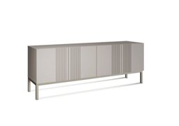 Delta Large TV Unit with Smart LED Lighting - Grey