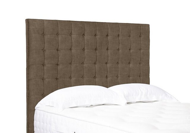 Artisan Collection Dot High Floor Standing Headboard - Double - Lace Caramel