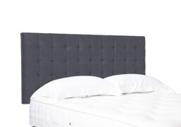 Artisan Collection Dot Standard Strutted Headboard - Double - Seven Anthracite