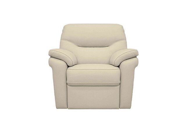 G Plan - Seattle Leather Power Recliner Armchair with Power Lumbar and Heated Seat - Cambridge Stone