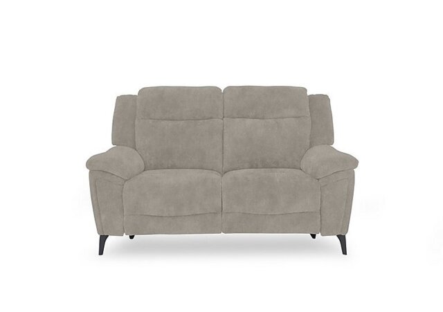 Panache Fabric 2 Seater Power Recliner Sofa with Power Headrests - Marble Cream