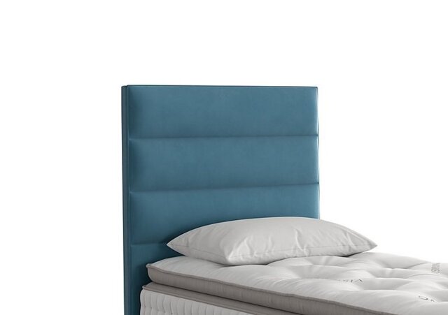 Vispring - Farleigh Floor Standing Headboard - Single - Plush Velvet Teal