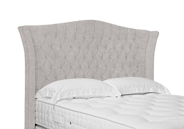 Artisan Collection Haven High Floor Standing Headboard - Super King - Tweed Stone