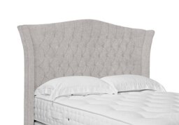 Artisan Collection Haven High Floor Standing Headboard - Super King - Tweed Stone