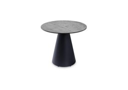 Akante - Amorim Round Lamp Table with Black Base