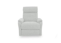 Compact Collection Titch Fabric Power Recliner Chair - Oyster - Sofas and Armchairs