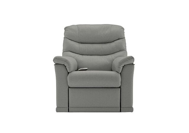 G Plan - Malvern Small Rise and Recline Leather Armchair - Texas Charcoal