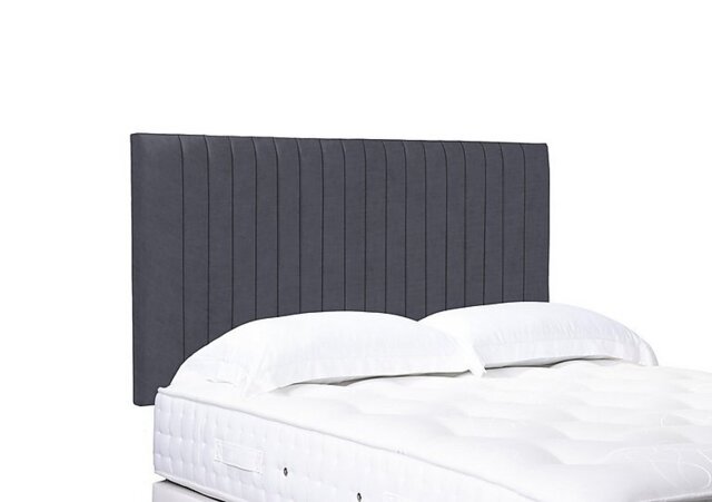 Artisan Collection Cadenza High Strutted Headboard - Single - Seven Anthracite