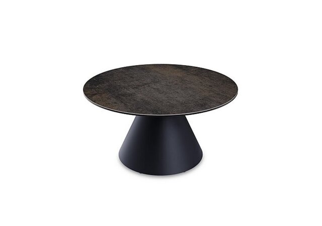 Akante - Amorim Round Coffee Table with Black Base