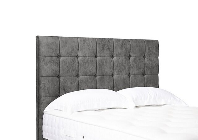 Artisan Collection Kaito High Floor Standing Headboard - Super King - Daytona Pebble
