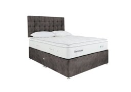 Sleepeezee - Natural Touch 2000 Pillowtop Divan Set with 4 Drawers - Super King - Dapple Mink