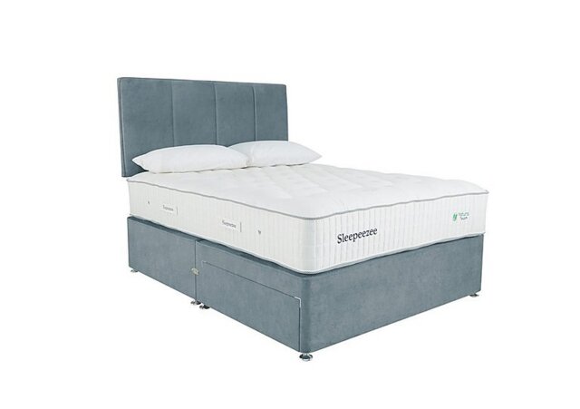 Sleepeezee - Natural Touch 3000 Divan Set - Small Double - Light Blue