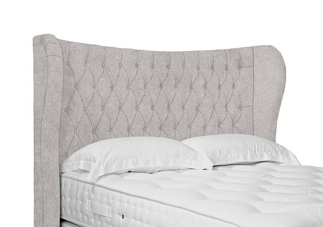 Artisan Collection Camber High Floor Standing Headboard - Super King - Tweed Stone