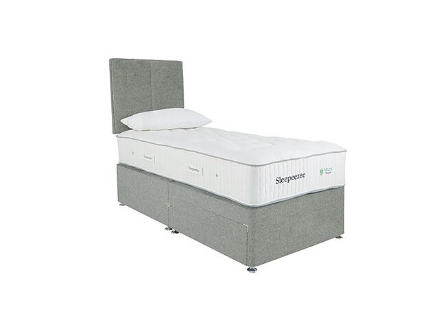 Sleepeezee - Natural Touch 3000 Divan Set - Single - Tweed Mint