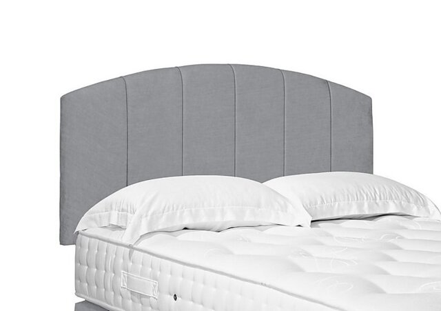 Artisan Collection Bow Standard Strutted Headboard - Super King - Aston Silver