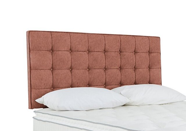 Sleepeezee - Bowmore Strutted Headboard - Small Double - Burnt Orange