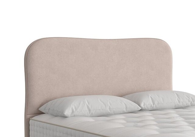 Vispring - Lennox Floor Standing Headboard - Super King - Faux Suede Mink