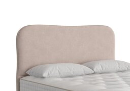 Vispring - Lennox Floor Standing Headboard - Super King - Faux Suede Mink