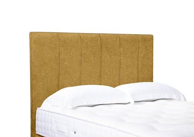 Artisan Collection Rhodes High Floor Standing Headboard - Single - Tweed Mustard